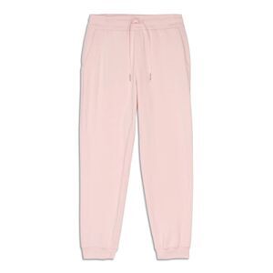 Lululemon Scuba High-Rise Jogger Womens 4 Pink Cotton Terry Comfort Cozy Sweats